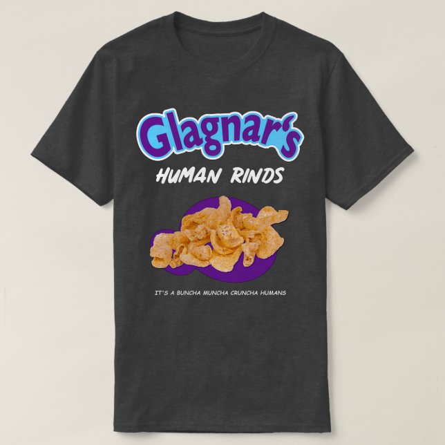 Camiseta Glagnars Human Rinds  (Diseño del anverso)