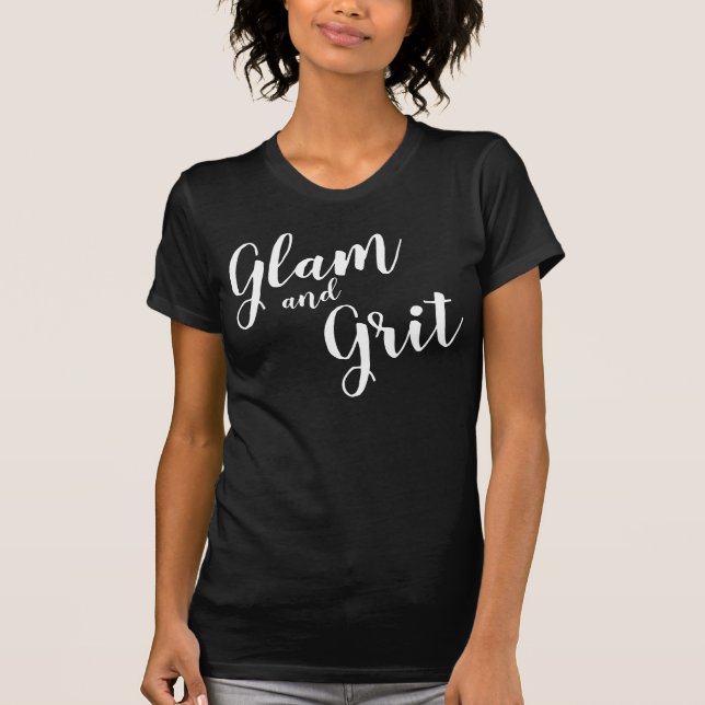 Camiseta "Glam and Grit" (Anverso)
