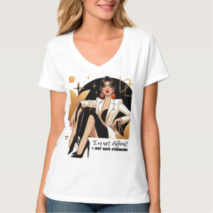 Camiseta Glam Attitude – I Just Have Standards