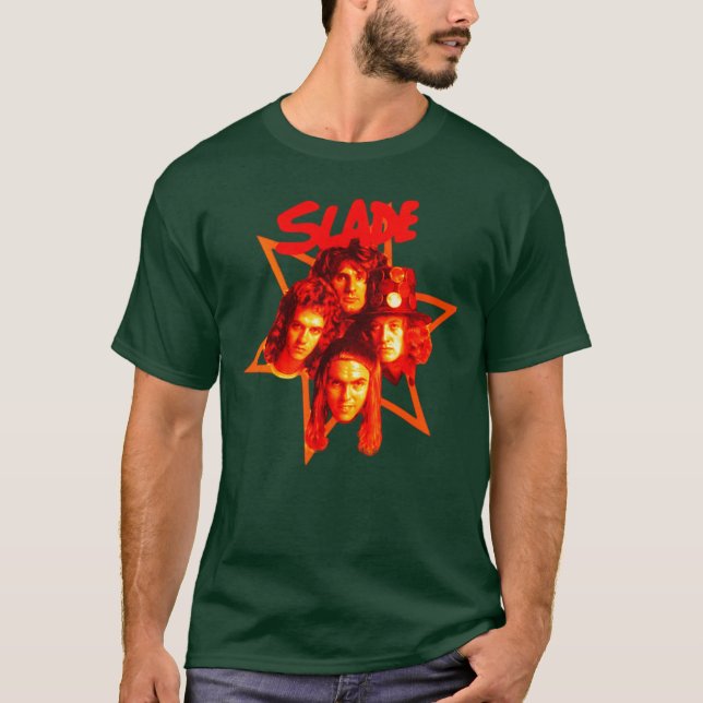 Camiseta Glam de estilo rojo sobredimensionado (Anverso)