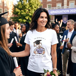 Camiseta Glam de Mamá Oso de Graduación