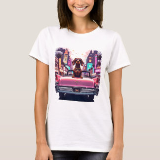 Camiseta Glam Dog en la Avenida de Vegas