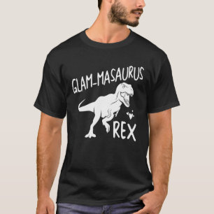 Camiseta Glam mamáes Saurus Dinosaur Cute Madre Familia Abu