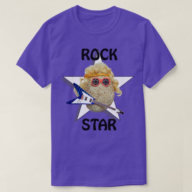 Camiseta Glam Rock Star (Diseño del anverso)