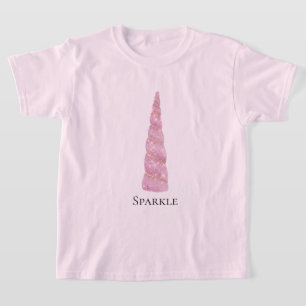 Camiseta Glam Unicorn de oro rosa espumoso