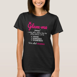Camiseta Glamma de definición de la abuela grande para la a
