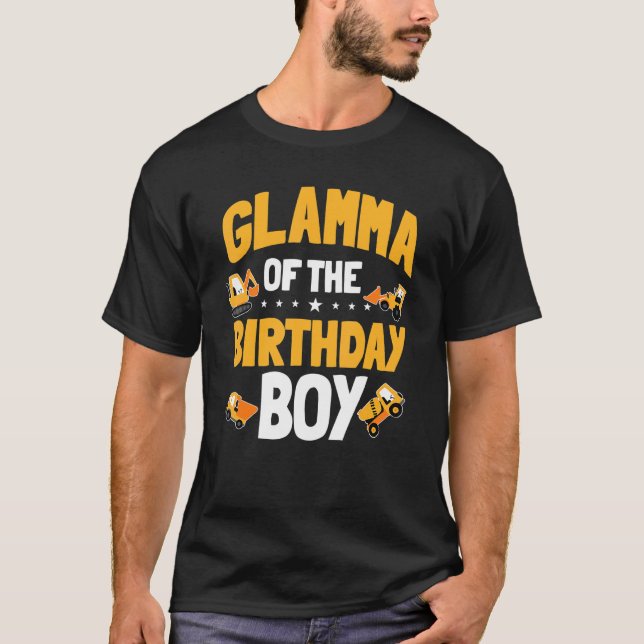Camiseta Glamma Del Trabajador De Construcción Del Niño De  (Anverso)