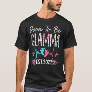 Camiseta Glamma Est 2022 Divertida madre floral D