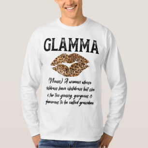 Camiseta Glamma Leopard Lips Kiss- Descripción de las Mamáe
