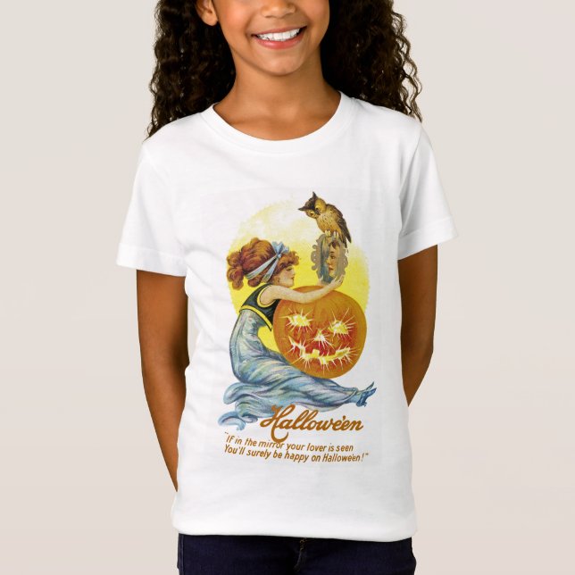 Camiseta Glamor vintage de Halloween (Anverso)