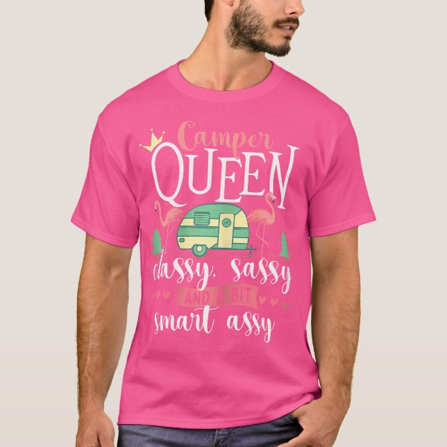 Camiseta Glamoro glamuroso de glamour de la reina del campe (Anverso)