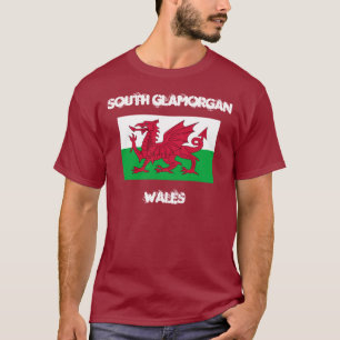 Camiseta Glamoroso del Sur, Gales con bandera galesa
