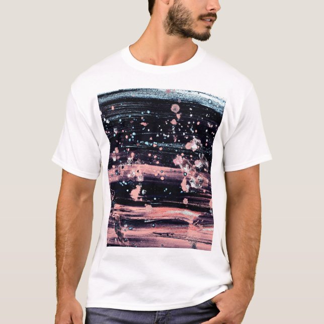 Camiseta Glamoroso gris oscuro foco de atención (Anverso)