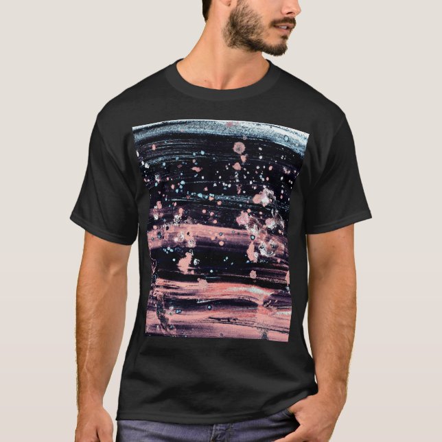 Camiseta Glamoroso gris oscuro foco de atención (Anverso)