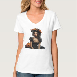 CAMISETA GLAMOROUS HALLOWEEN CHICA DE SUBIDA DE PIN