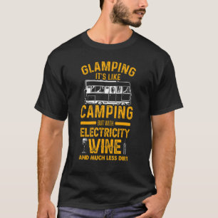 Camiseta Glamour Definición Glamper Vino Camping 6