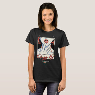 Camiseta Glamour del Arte Pop Retro con Sensación de Calor