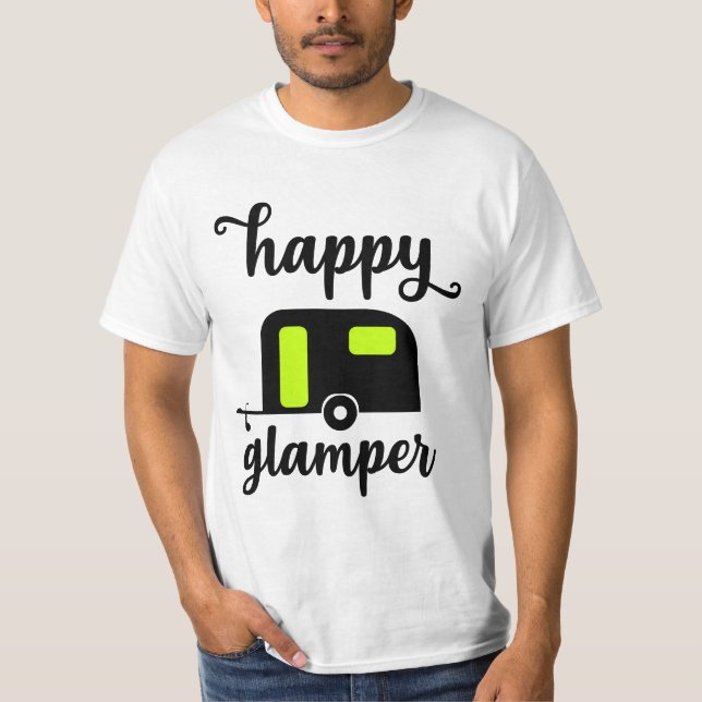 Camiseta Glamour feliz (Anverso)