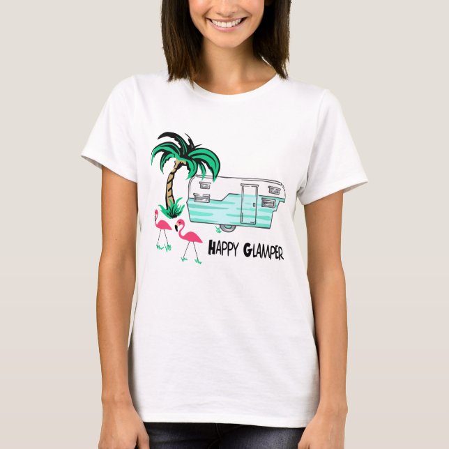 Camiseta Glamour feliz (Anverso)