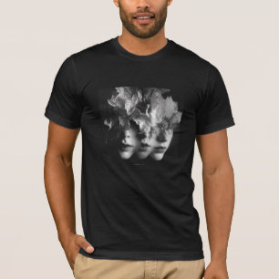 Camiseta Glamour Glitch – Arte Gótico Refinado