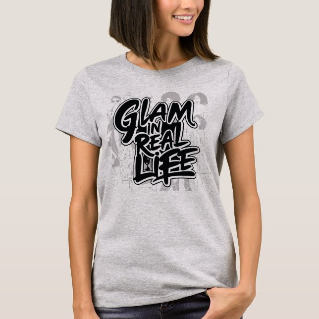 Camiseta Glamour mode: ON (Anverso)