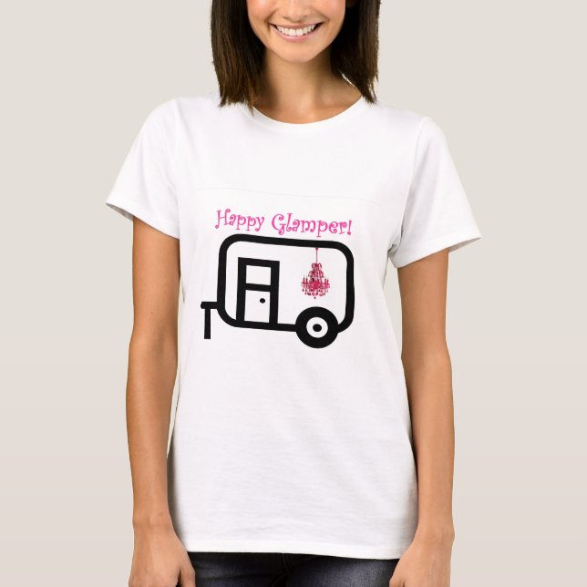 Camiseta ¡Glamper feliz! (Anverso)