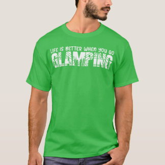 Camiseta Glamping Autocaravana Furgoneta Camper Divertido C