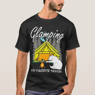 Camiseta Glamping Camping Camper Hikingent family