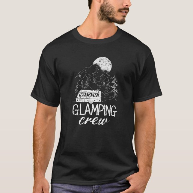 Camiseta Glamping Crew Luxury Camping Familia (Anverso)