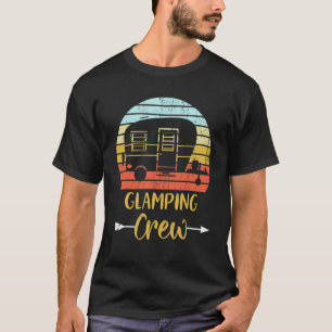 Camiseta Glamping de tripulaciones a juego de Chicas famili