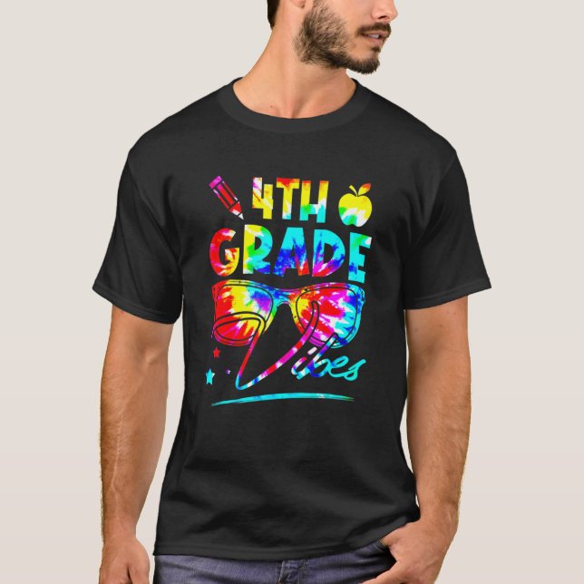 Camiseta Glasas De Tejido De Arco Iris De 4º Grado De Vuelt (Anverso)