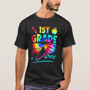 Camiseta Glasas De Tejido De Arco Iris De Primer Grado De V