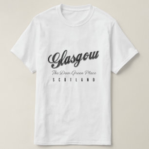 Camiseta Glasgow Escocia "El querido lugar verde"