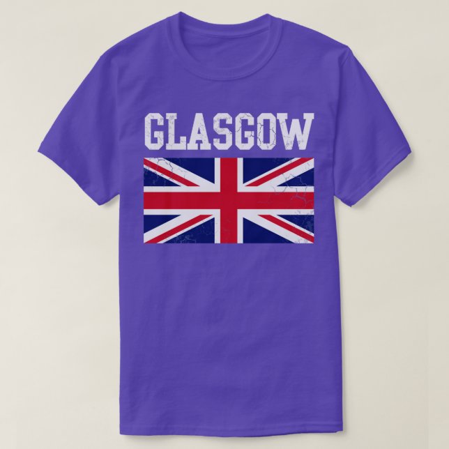 Camiseta Glasgow Inglaterra Reino Unido (Diseño del anverso)