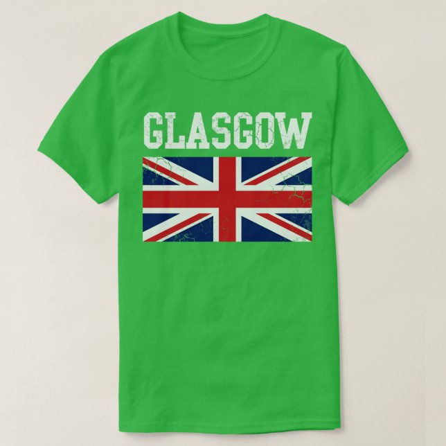 Camiseta Glasgow Inglaterra Reino Unido (Diseño del anverso)