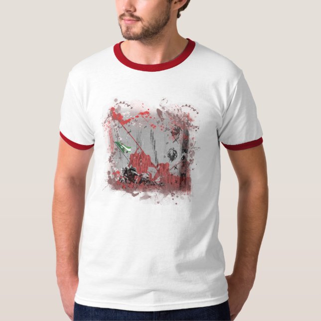 Camiseta GlassJaw aumenta la bandera (Anverso)