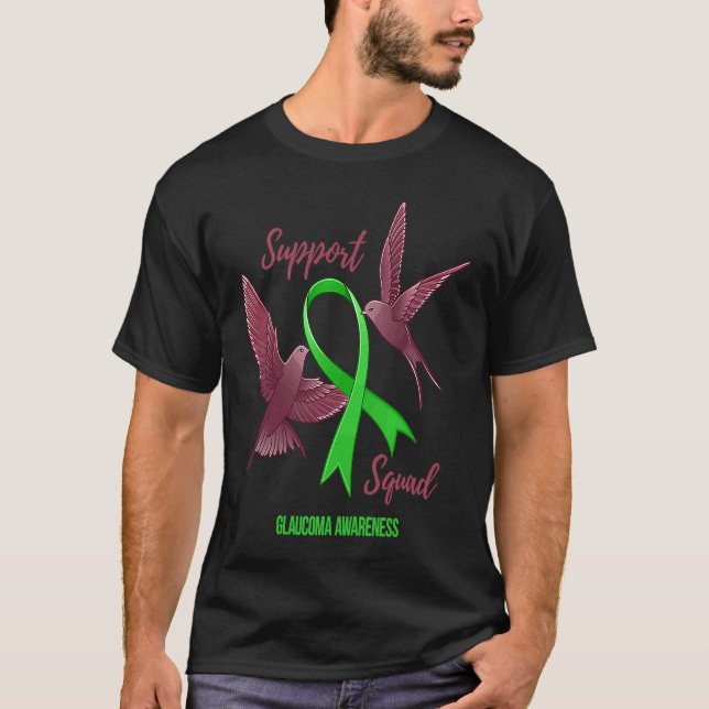 Camiseta Glaucoma Awareness Support Squad (Anverso)