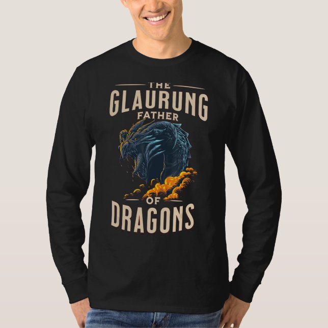 Camiseta Glaurung Padre De Dragones Creatura Mítica (Anverso)