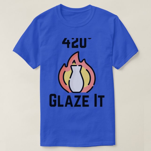 Camiseta Glazar la cerámica cerámica Clay 2 (Diseño del anverso)