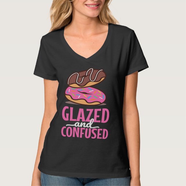 Camiseta Glazed And Confused   Donut  1 (Anverso)