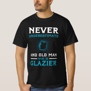 Camiseta Glazier Saying Window Fitter Glazier Navidades 