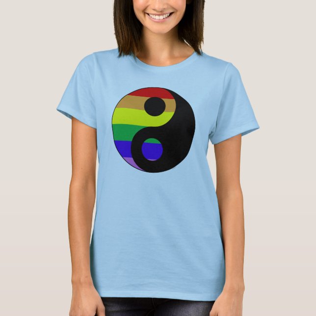 Camiseta GLBT YinYang (Anverso)