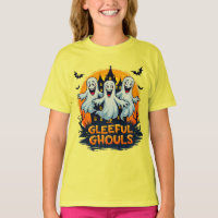 Gleeful Ghouls | Fun Halloween Ghost Artwork