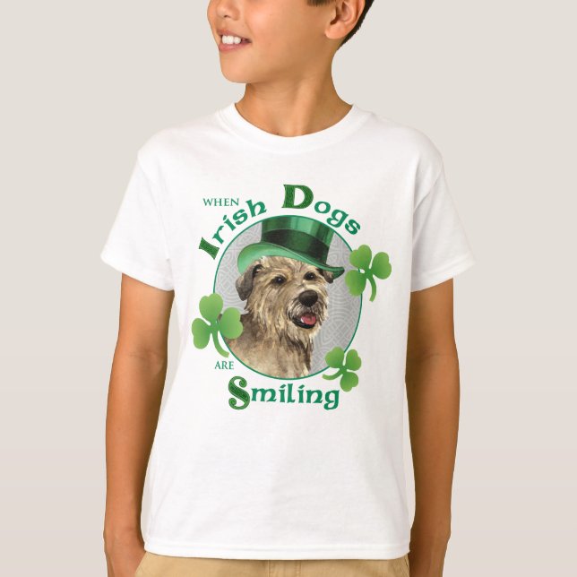 Camiseta Glen del Día de San Patricio de Imaal Terrier (Anverso)