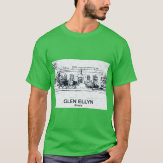 Camiseta Glen Ellyn Illinois sobrevalorado