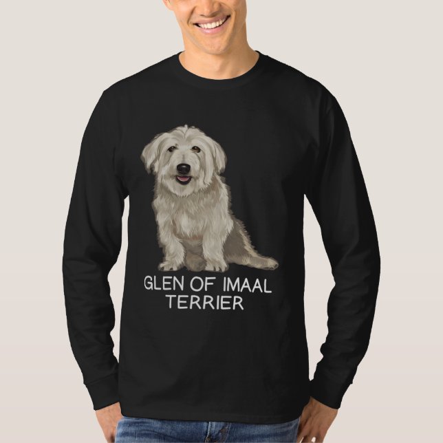 Camiseta Glen of Imaal Terrier Crazy Dog (Anverso)