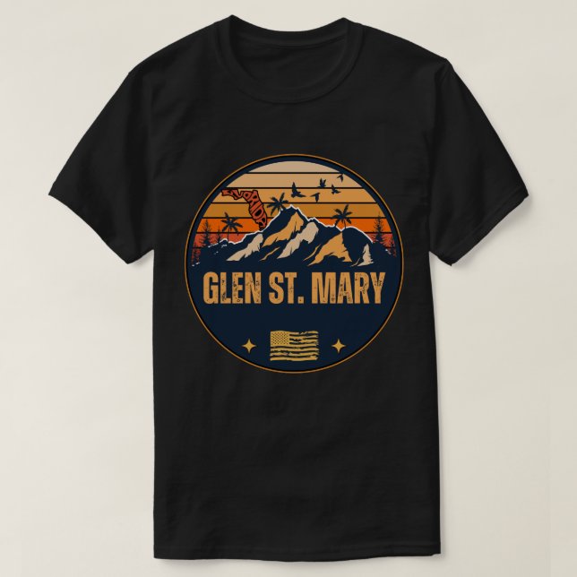 Camiseta Glen St. Mary, Florida  (Diseño del anverso)