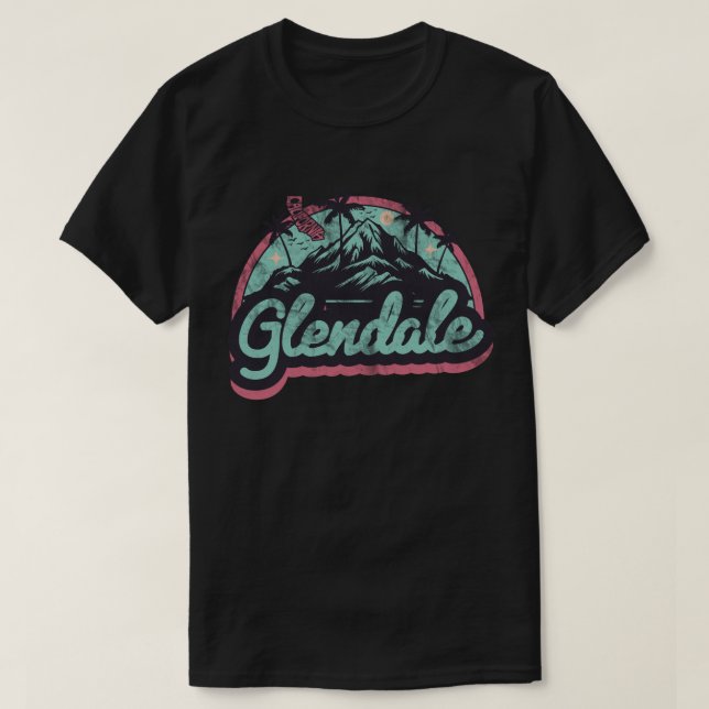Camiseta Glendale, California (Diseño del anverso)