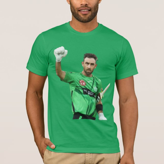 Camiseta Glenn Maxwell Melbourne Stars Cricket Fan Art (Anverso)