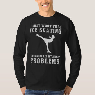 Camiseta Glide to Joy: La patinaje sobre hielo desgana la r